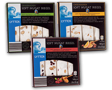 Barres de nougat tendre LYTTOS