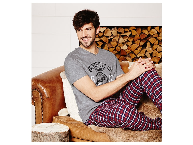 LIVERGY Men's Flannel Pyjama Bottoms