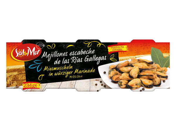 SOL&MAR Mejillones escabeche de las Rias Gallegas