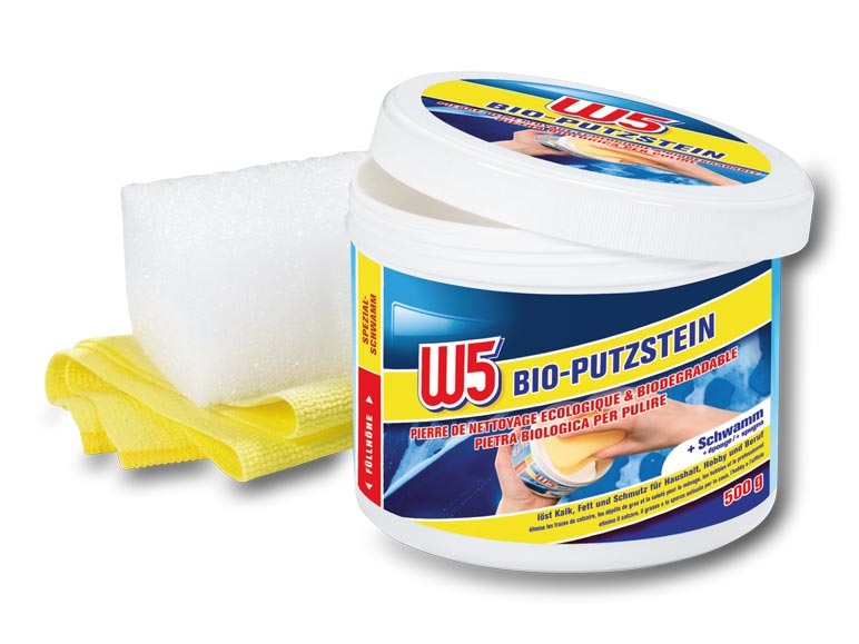 Pierre de nettoyage bio ultra-puissante, avec éponge