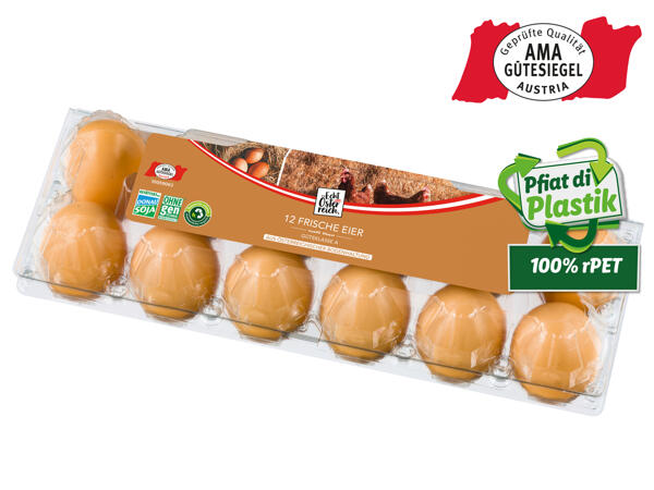 Frische österr. Eier aus Bodenhaltung