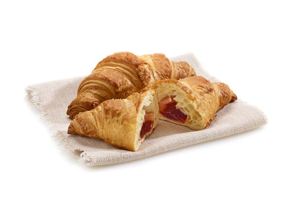 Croissant fourré à la fraise