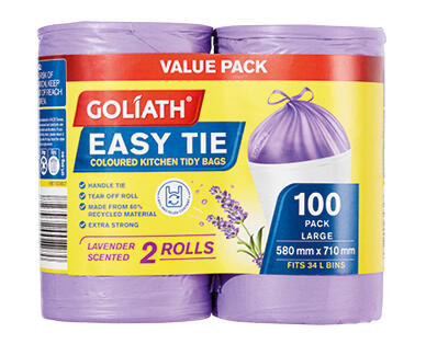 Lavender Scented Large Kitchen Tidy Bags 100pk