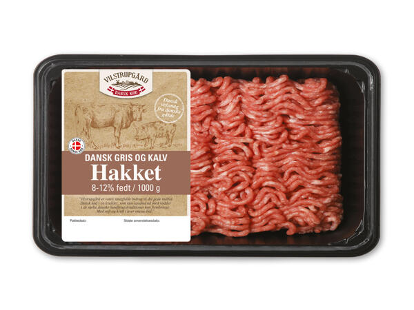 Hakket gris og kalv