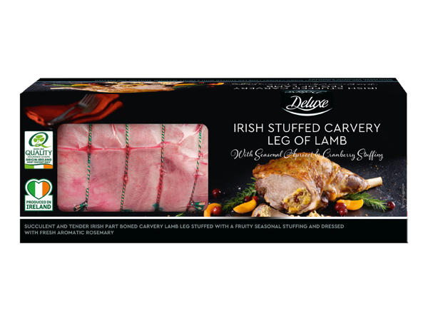 Fresh Irish Stuffed Carvery Lamb Leg