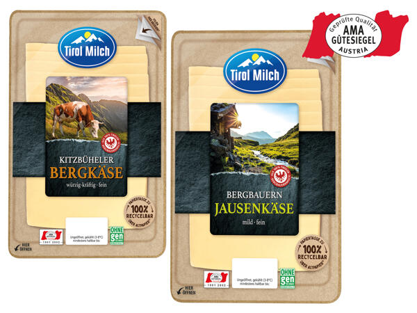 Tirol Milch Käse in Scheiben