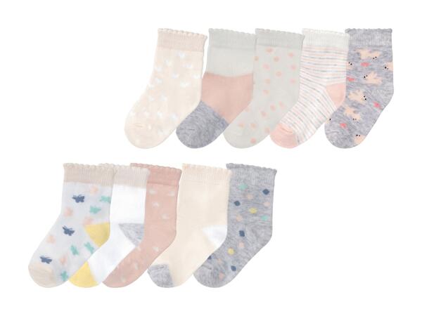 Chaussettes pour bébé, 5 paires