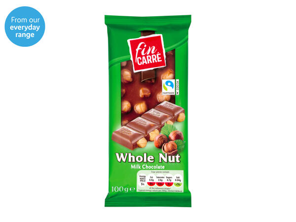 Fin CarréWholenut Milk Chocolate