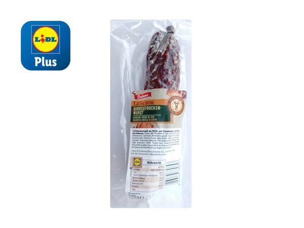 Saucisse sèche de cerf