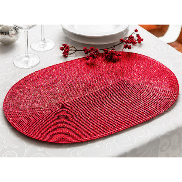 Platzset "Bast mit Lurex"