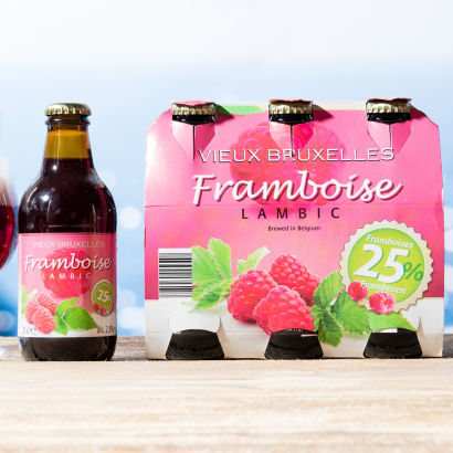 Himbeerbier, 6er-Pack