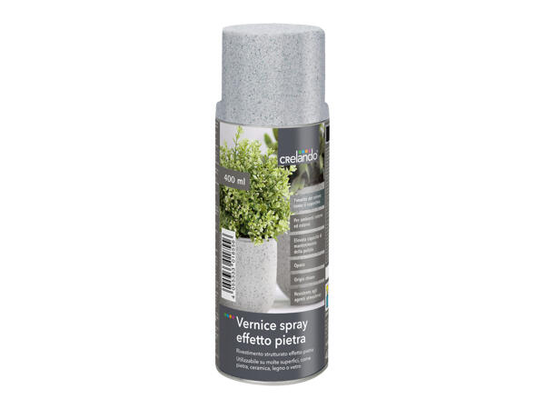 Spray Paint with Stone Effect, Metallic or Silver
