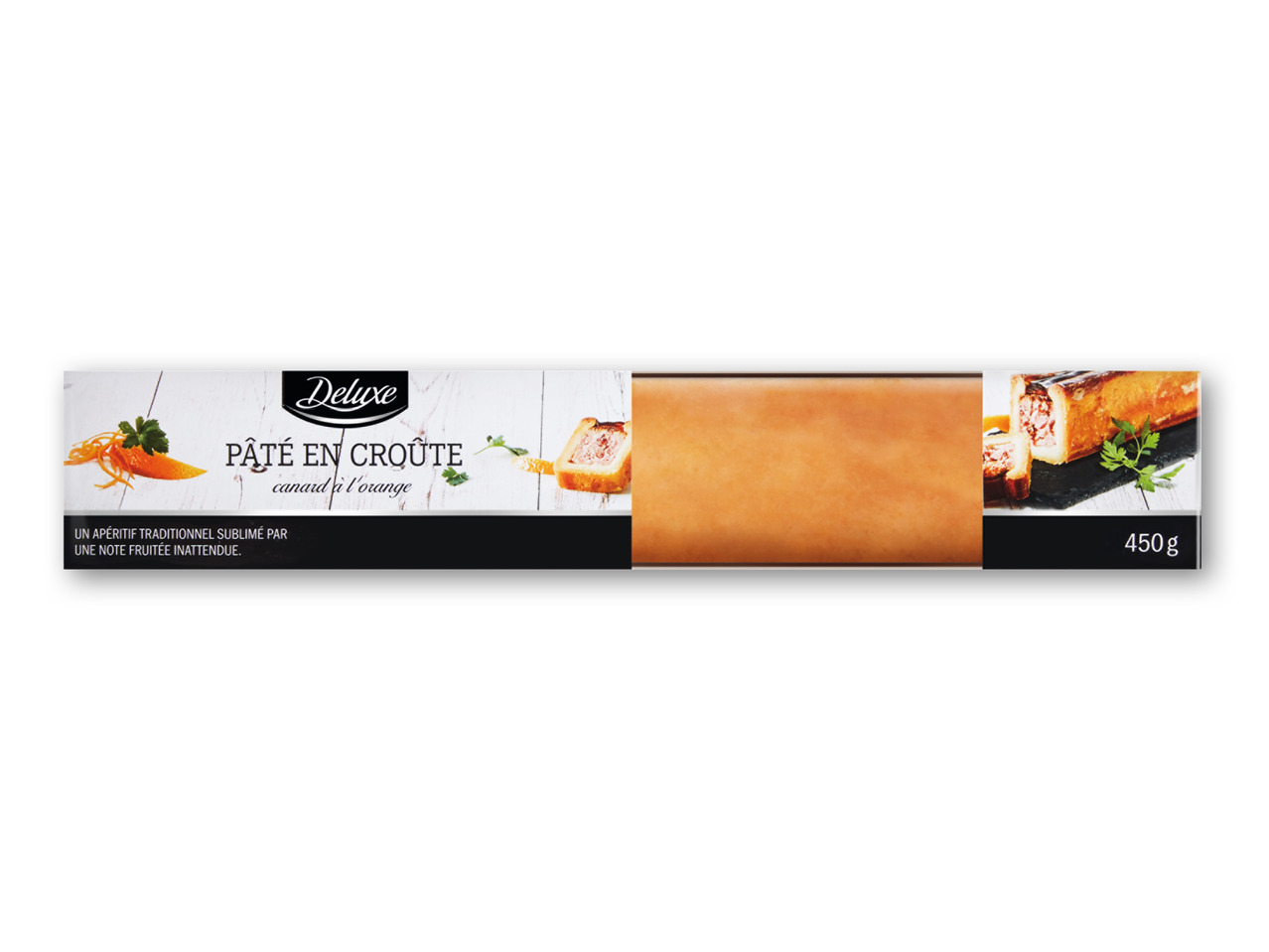 DELUXE Indbagt paté af gris