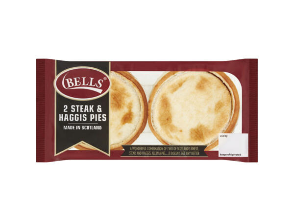 Bells 2 Steak and Haggis Pies
