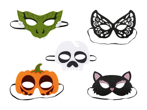 Masque en feutre pour Halloween pour enfant