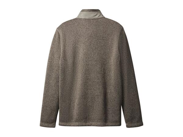 Esmara Men's Brown Knitted Fleece Jacket