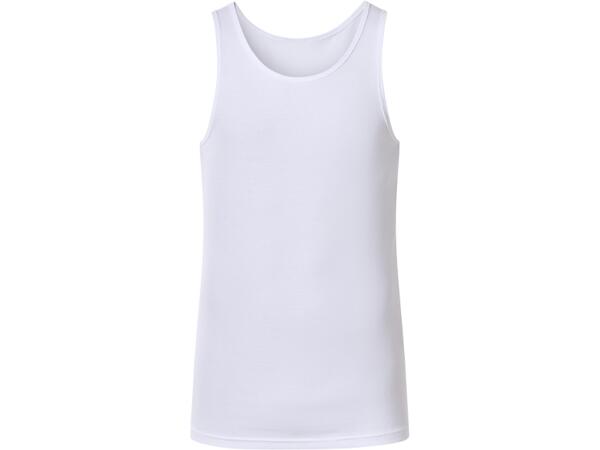 Men's Ribbed Vests, 3 pieces