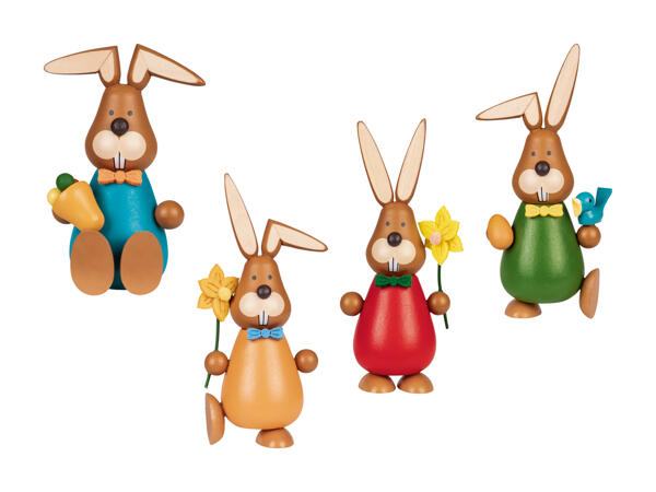 Lapin de Pâques en bois