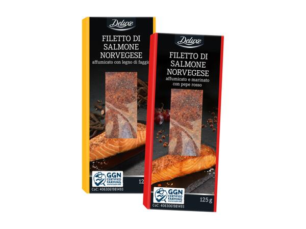 Smoked norwegian salmon fillet