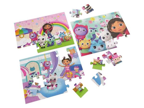 Dřevěné puzzle Tlapková patrola / Gábinin kouzelný domek
