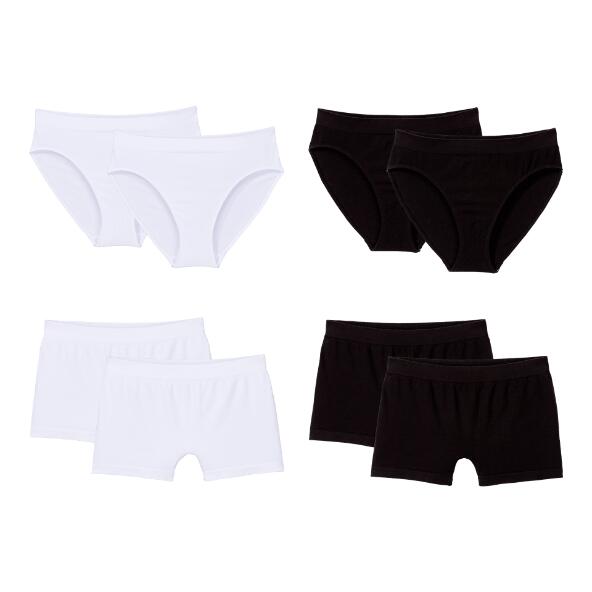 UP2Fashion(R) 				Slips ou boxers sans couture pour dames, 2 pcs