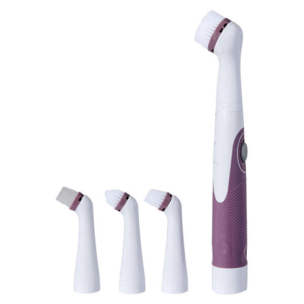 Ambiano White/Grape Electric Scrubber