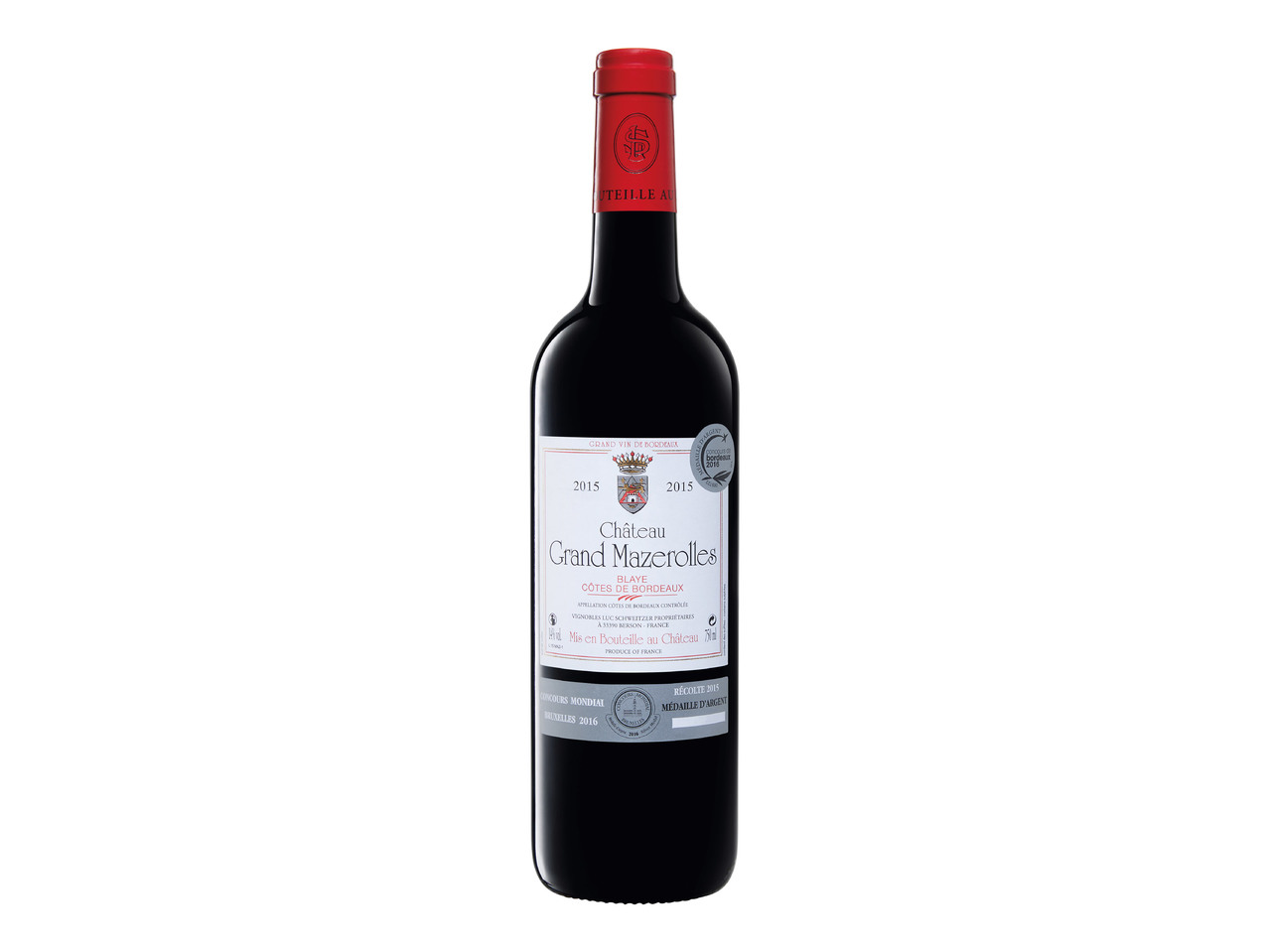 CHÂTEAU GRAND MAZEROLLES AOP 2015 BORDEAUX