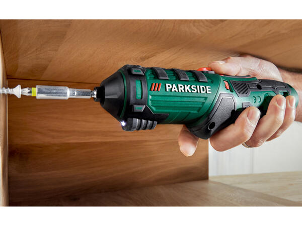 Cordless Screwdriver with Rotating Grip