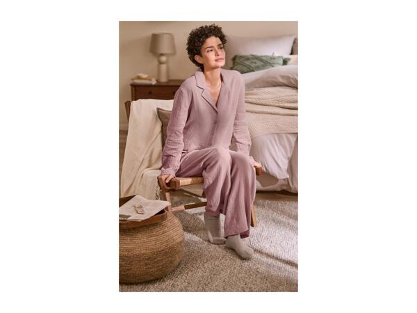 Esmara Ladies' Pink Muslin Pyjamas