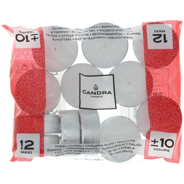 Bougies chauffe-plats XL Candra