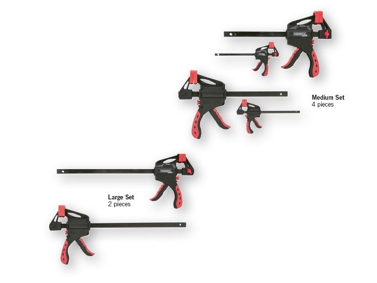 Powerfix(R) One-Handed Bar Clamps