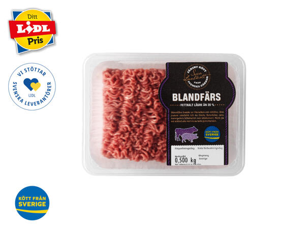 Färsk blandfärs