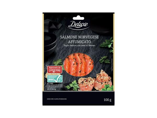 Salmon Sashimi with Sesame Seeds