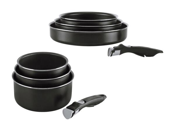 Aluminium-Topf-Set/-Pfannen-Set, 4-tlg.