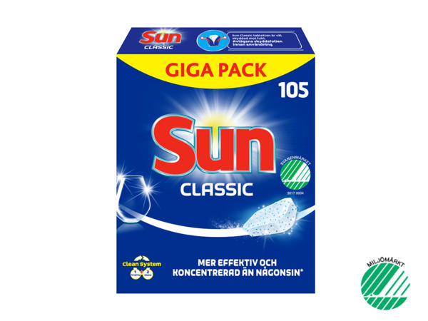 Sun diskmaskinstabletter