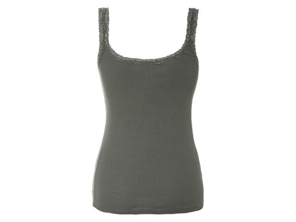 esmara(R) Damen Tops, 3 Stück, mit Spitze