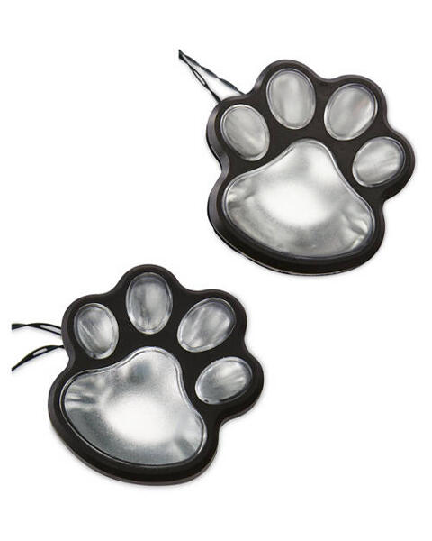 Paw Print Solar Path Lights
