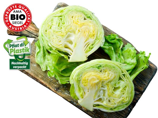 Bio Eisbergsalat aus Österreich