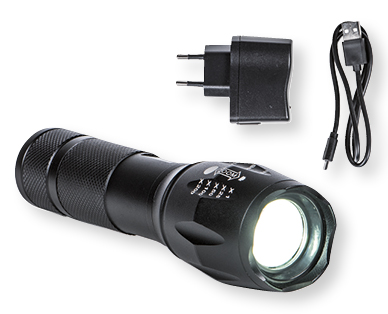 Lampe de poche à accu avec batterie portable LIGHTWAY