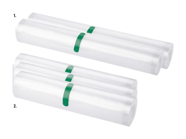 Rouleaux de film pour appareil de mise sous vide