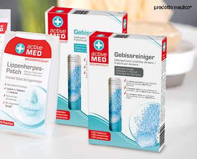 Compresse per la pulizia della dentiera ACTIVE MED