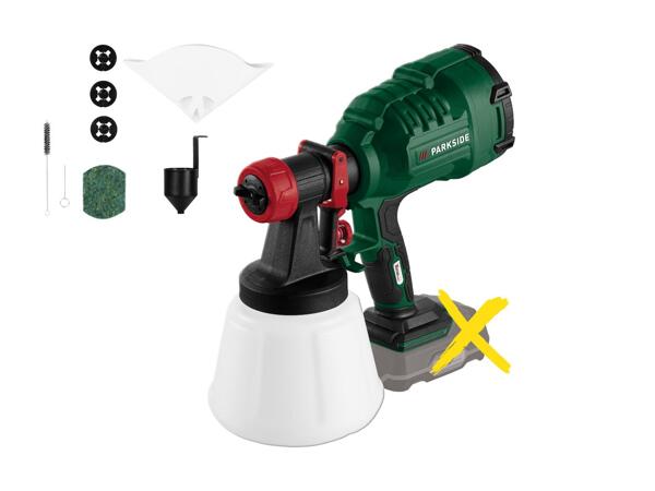 Pistolet pulvérisateur de peinture sans fil, 20 V