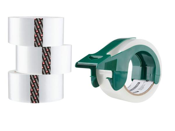 Packing Tape, 4 Pieces Or Dispenser Set