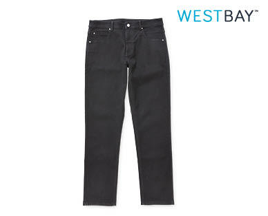 Men's Black Stretch Denim Jeans