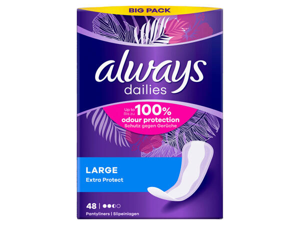 Bandes hygiéniques, tampons ou protège-slips