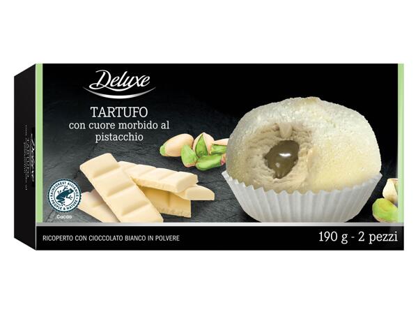 Truffle Ice Cream with Pistachio filling
