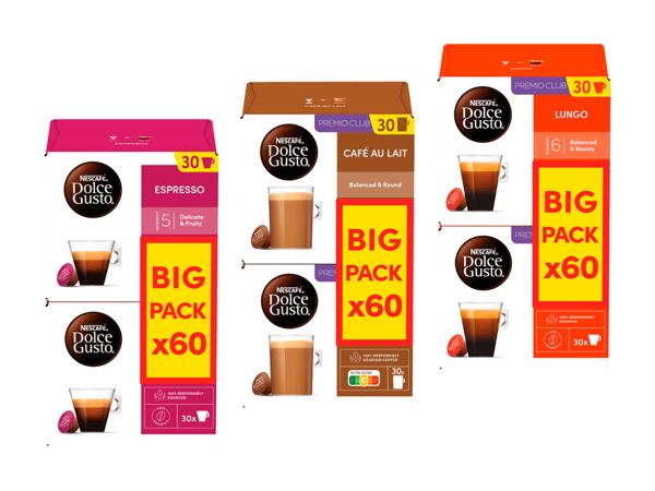 Capsules de café Dolce Gusto Nescafé, 2 x 30