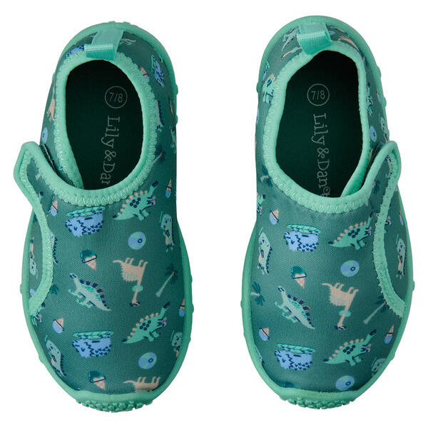 Lily & Dan Toddler's Dino Water Shoes - Size 5/6