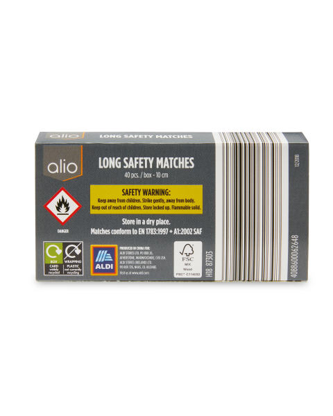 Long Safety Matches 2-Pack