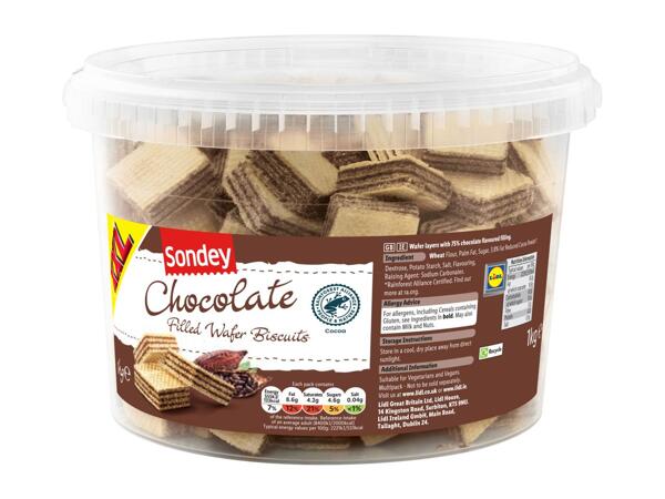 Sondey XXL Chocolate Filled Wafer Biscuits
